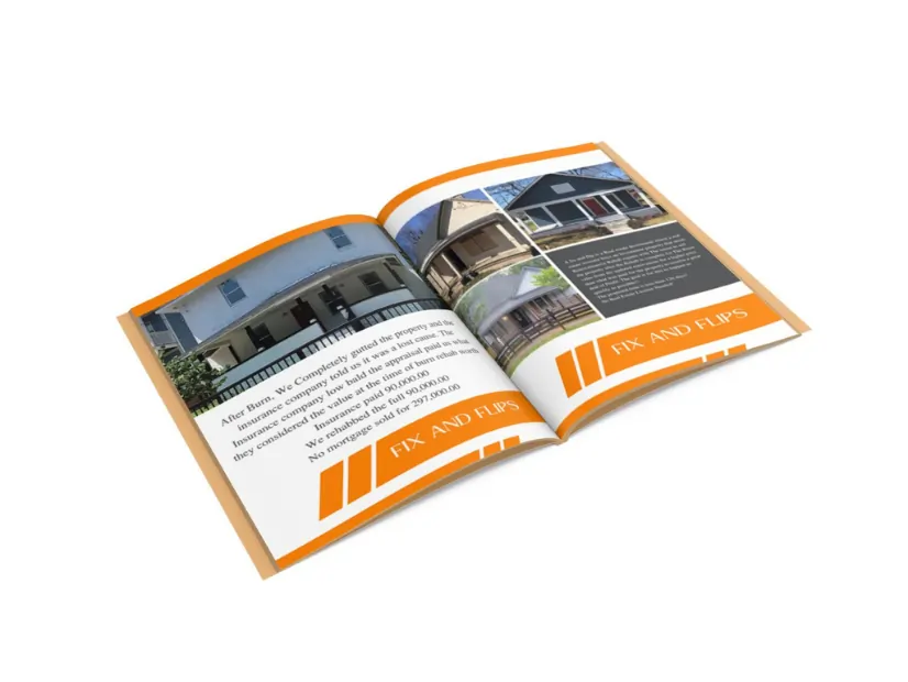 Real Estate Booklet Design Example
