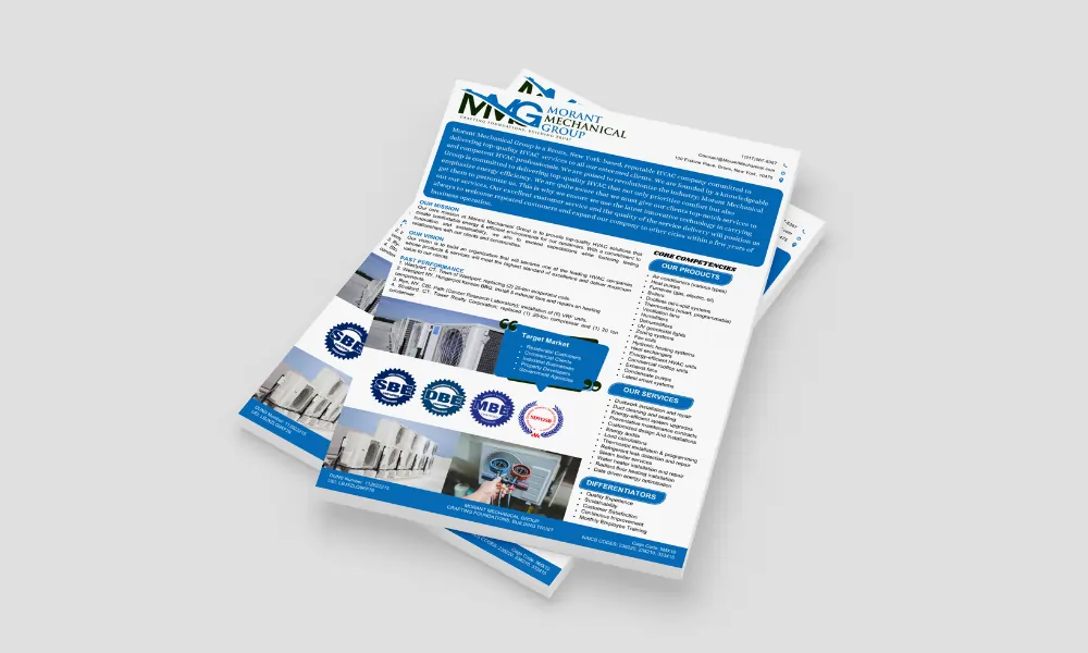 sample capability statement Design