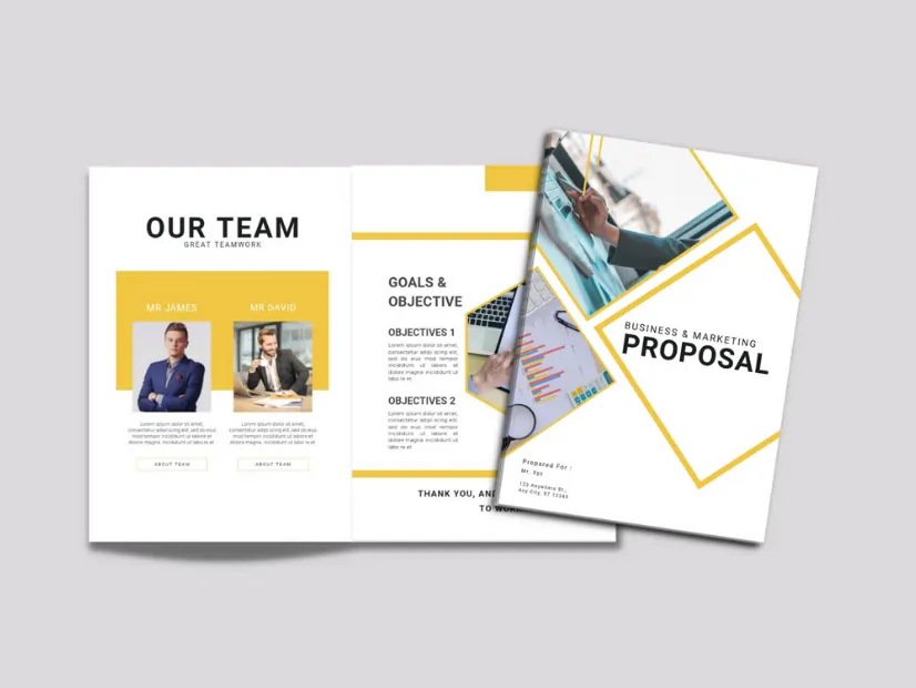 sample company profile design