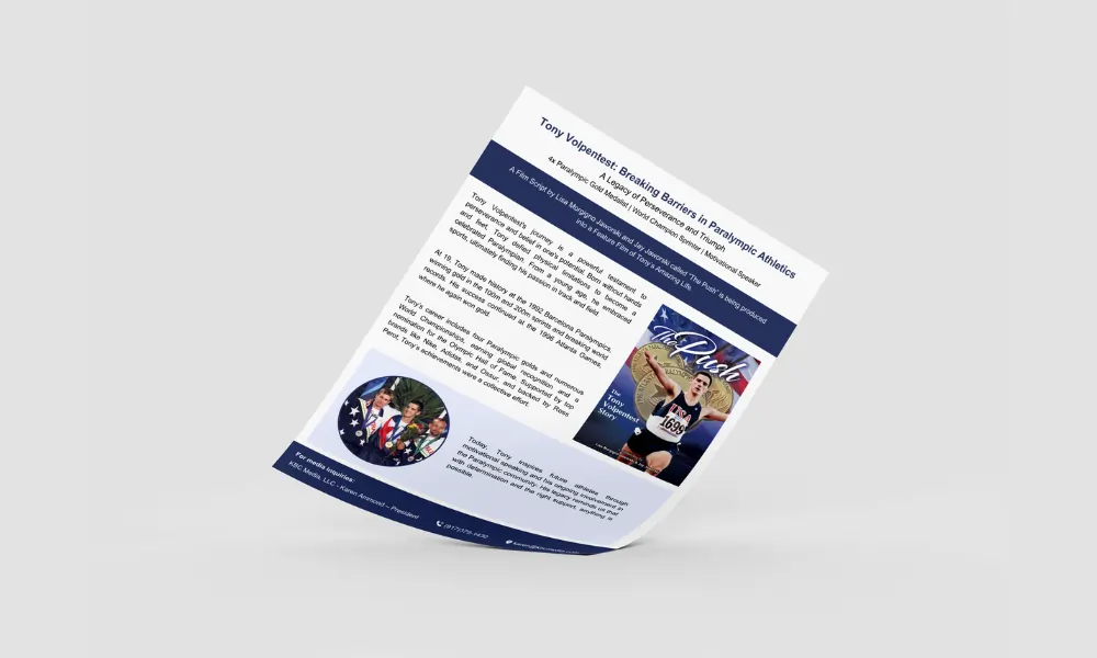 sample one sheet Design, sell sheet, sale sheet, media sheet